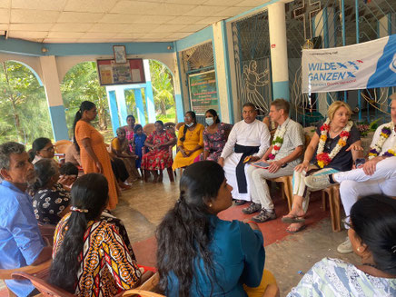 Bijeenkomst met deelnemers aan het agrarisch project